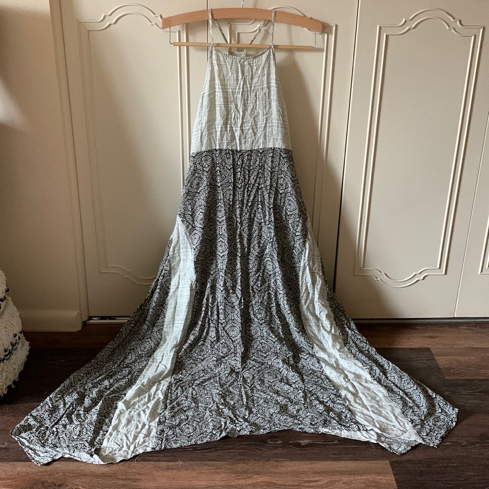 High Neck Maxi Dress